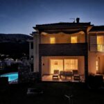 Villa Planina Garden night baska